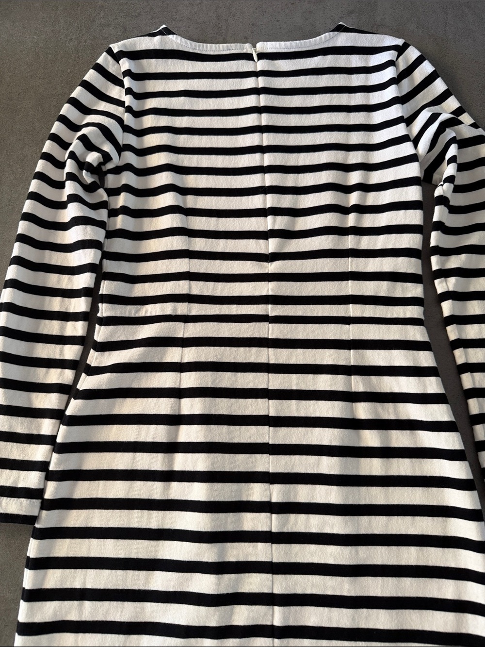 J. Crew Midi-dress in Striped Jersey Knit - Picture 7 of 10